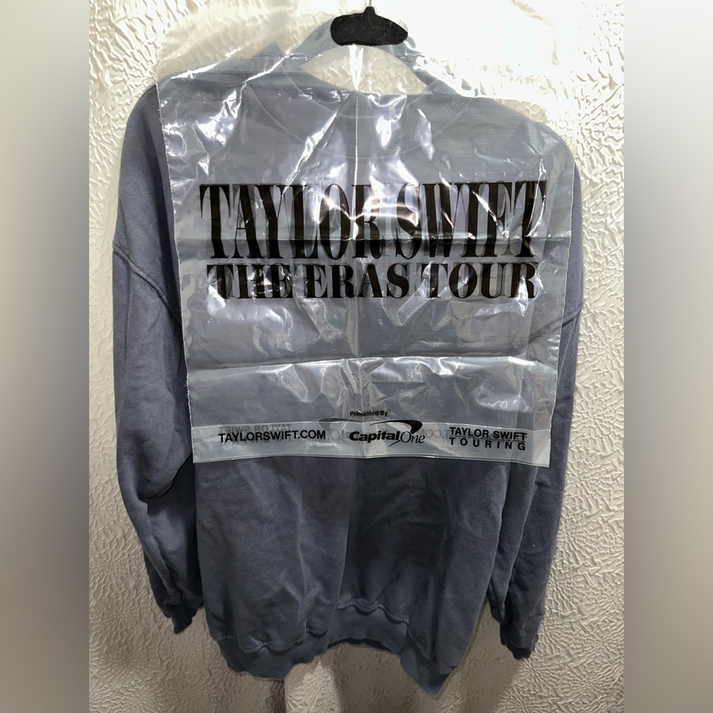 New Taylor Swift The Eras Tour Blue Crewneck
